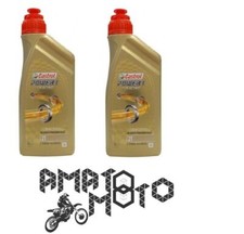2 LT OLIO MISCELA MOTORE MOTO SCOOTER 2 TEMPI CASTROL POWER1 2T SEMISINTETICO