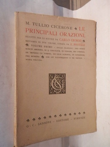 Principali orazioni m - le,