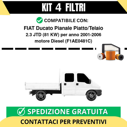 Kit filtri tagliando - filtri, per