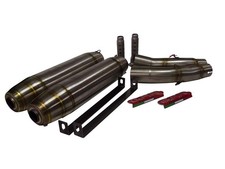 Coppia di terminali di scarico