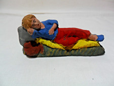 Statuina Presepe Pastori DORMIENTE Cartapesta