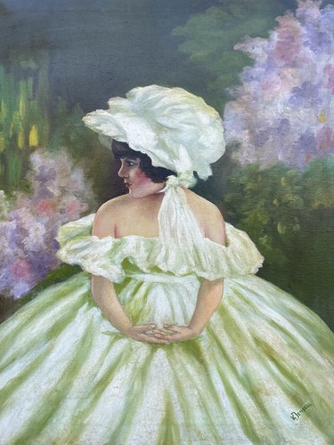 Impressionista giovane donna - impressionista,
