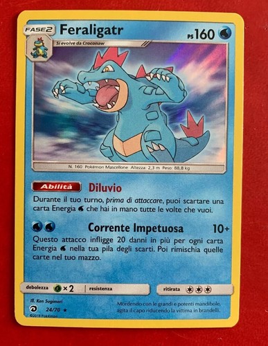 Lotto carte pokemon feraligatr - lotto,
