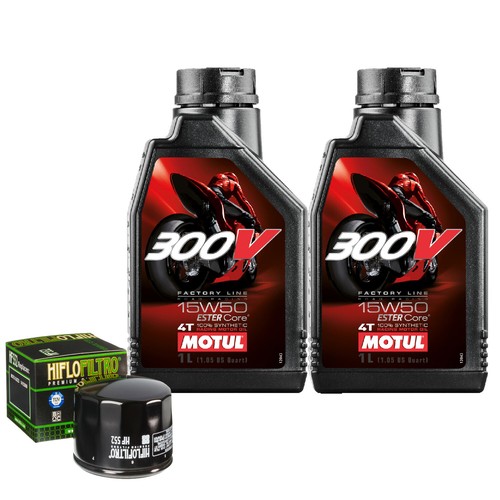 Kit tagliando olio motul 300v - tagliando,