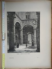 Incisione antica su Firenze -