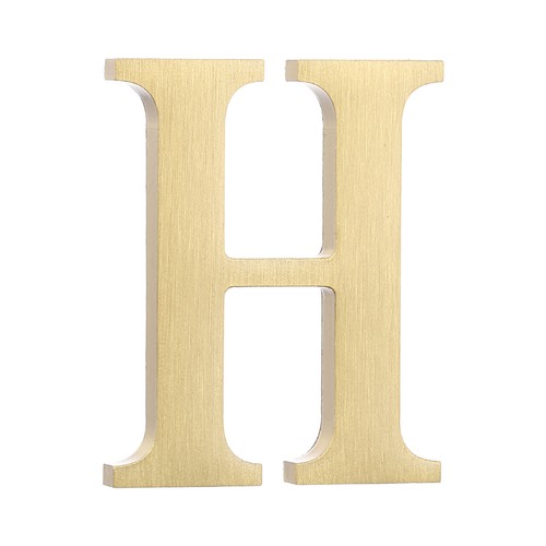Casa lettere ottone - 1,8",