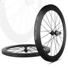 Set ruote in fibra di carbonio