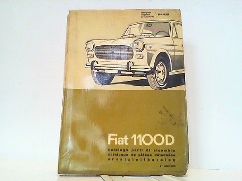 Fiat 1100d ersatzteilkatalog - fiat,
