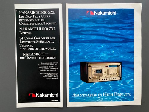 1981 nakamichi avantgarde - nakamichi,