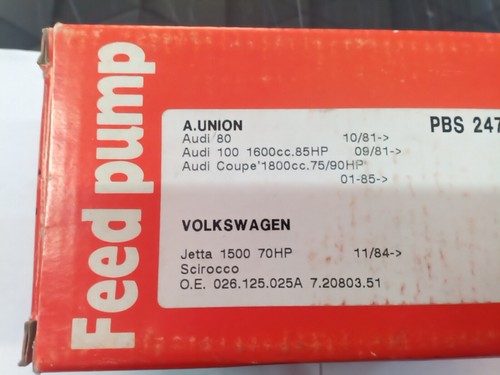 Pbs247 fuel pump audi80 100 - pbs247,