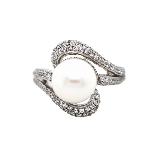 Anello 925 perle - anello, perle/topazio