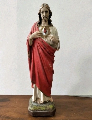 Statua gesù gesso - di,