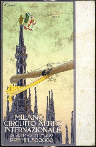 1910 milano circuito aereo - milano,