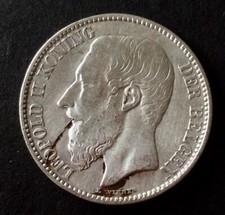 Belgio - Leopoldo II - Rara e