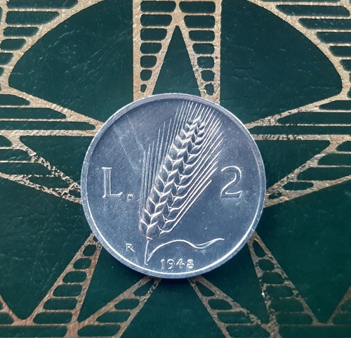 Lire 1948 - 2, (spiga)