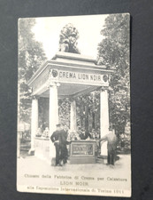 Torino-Esposizione Inter. 1911. Chiosco Fabbrica Crema Scarpe Lion Noir. 1911.