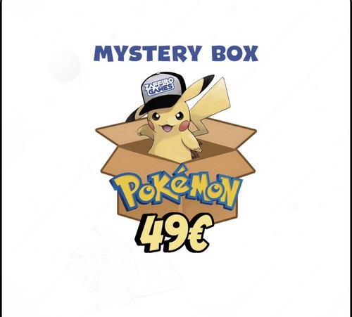 Mini mistery pokemon box carte - box,