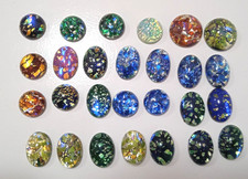 Gemme OPALE Cabochon Lab 27pc DA 14-18mm x Gioielli  Lotto Misto  Orafo