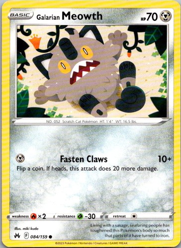 Galarian meowth corona - corona, comune
