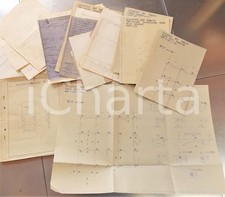 1948 ISOLA SANT'ANTONIO (AL) Progetto e planimetrie essiccatoio tabacchi - Lotto