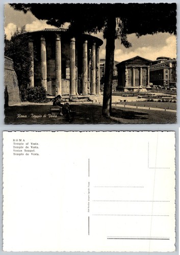 Cartolina epoca roma - d'epoca,