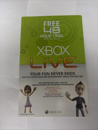 Xbox live free - xbox, trial