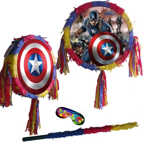 Scudo capitan america piñata - capitan,