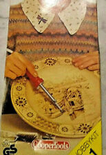 Kit Saldatore pirografo decorazione legno cuoio a caldo + punte e sostegno  25W 