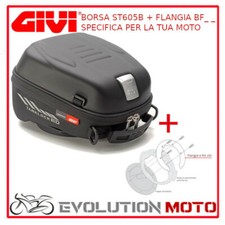BORSA ST605B GIVI + FLANGIA BF02 TRIUMPH STREET TRIPLE 675 2013 > 2016 BORSELLO 