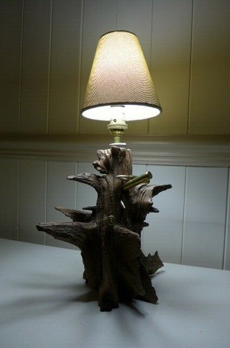 Lampada tavolo legno - tavolo, in