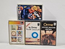 LE ORME - 4 ALBUM IN MC - MUSICASSETTE ORIGINALI