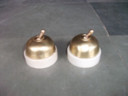 Vintage ottone ceramica - ottone,