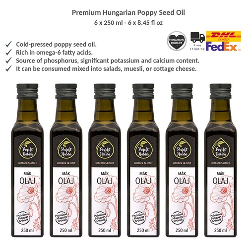 Olio semi papavero - di, di