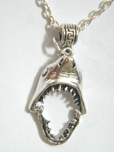 Collana squalo argento - collana, charm