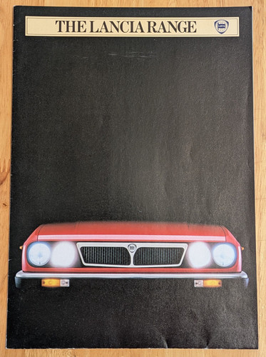 Brochure gamma lancia 1982 - lancia,
