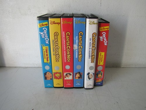 Vhs walt disney canta con - disney,,