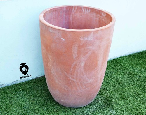 Vaso rotondo terracotta - rotondo, in