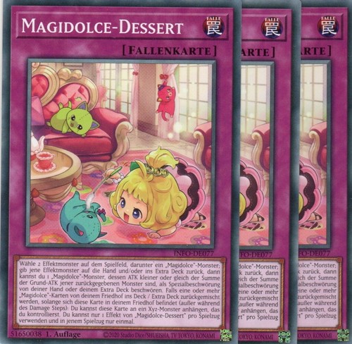Yugioh dessert magidolce - 3x,