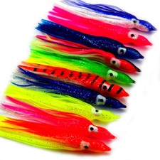 100 pezzi bulbo morbido esche da pesca acqua salata polpo gonna calamari esca hoochies