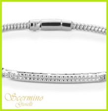 Braccialetto uomo oro bianco - uomo,