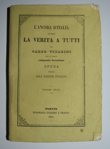 Ancora italia ediz 1851 - -,