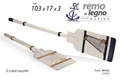 Remo decorativo legno - remo, in