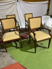 Gruppo Di 4 Sedie Antiche Con