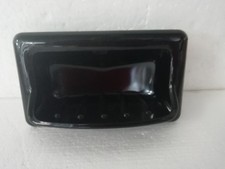 ACCESSORIO BAGNO IN CERAMICA NERO CON SCANALATURE  DA INCASSO PORTA SAPONE ART 7