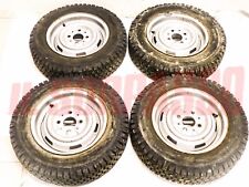 CERCHI RUOTA GOMME RUOTE TASSELLATE FIAT 900 T PULMINO ORIGINALI 4X12