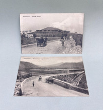 CARTOLINE ANTICHE ANIMATE POZZUOLI MONTE NUOVO NAPOLI PRIMI 900 - NON VIAGGIATE!