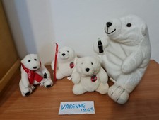 COCA COLA 4 PELUCHE ORSETTI USATI
