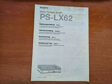 Manuale Istruzioni Giradischi