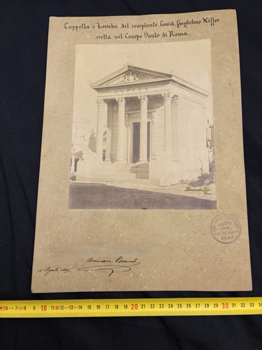 Roma 1896 camposanto guglielmo - 1896,