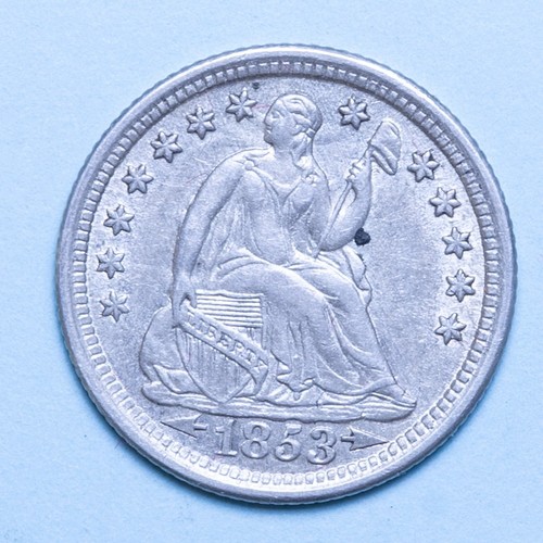 America half dime 1853 - america,